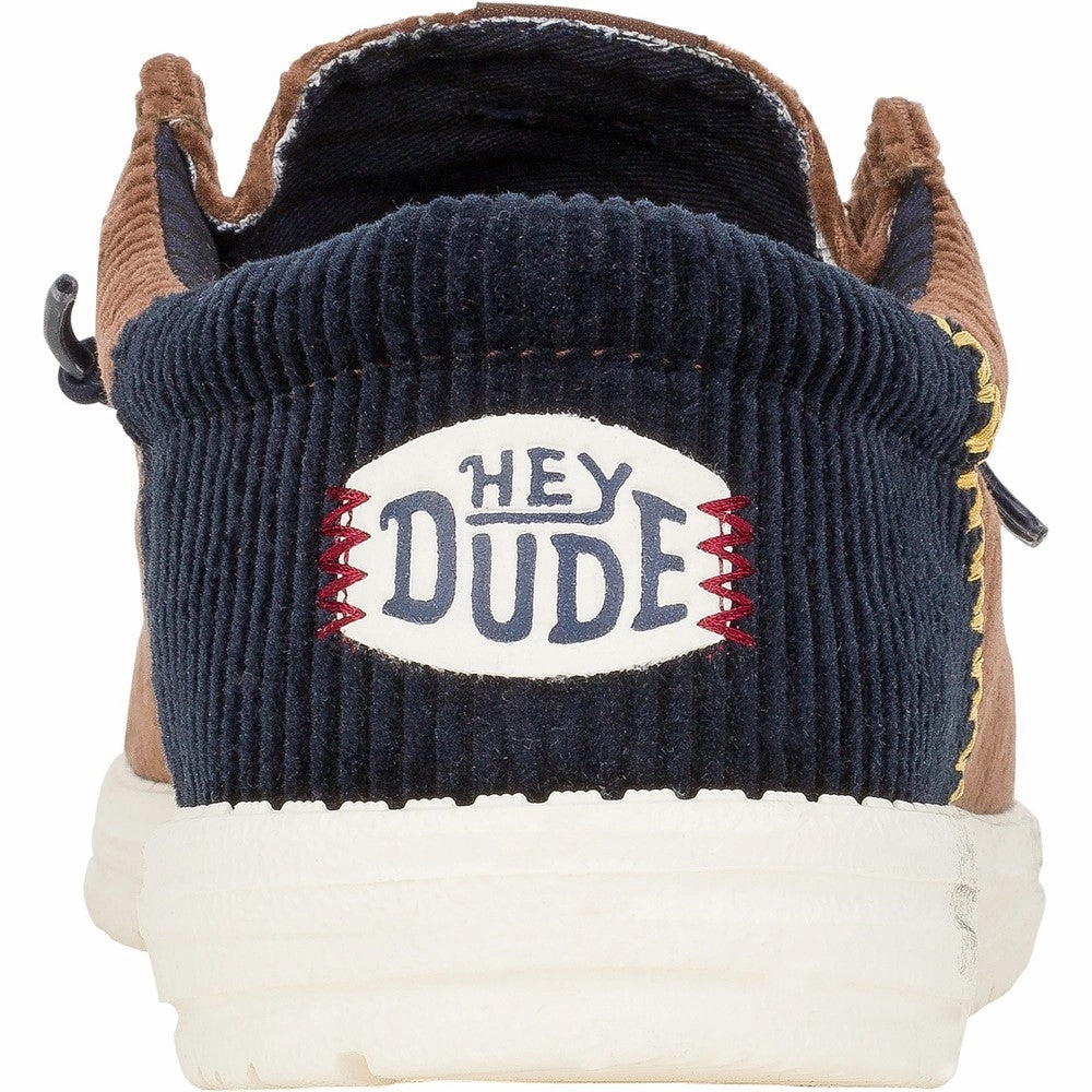 HEYDUDE Wally Funk Corduroy Shoes Men's Sports Casual Shoes