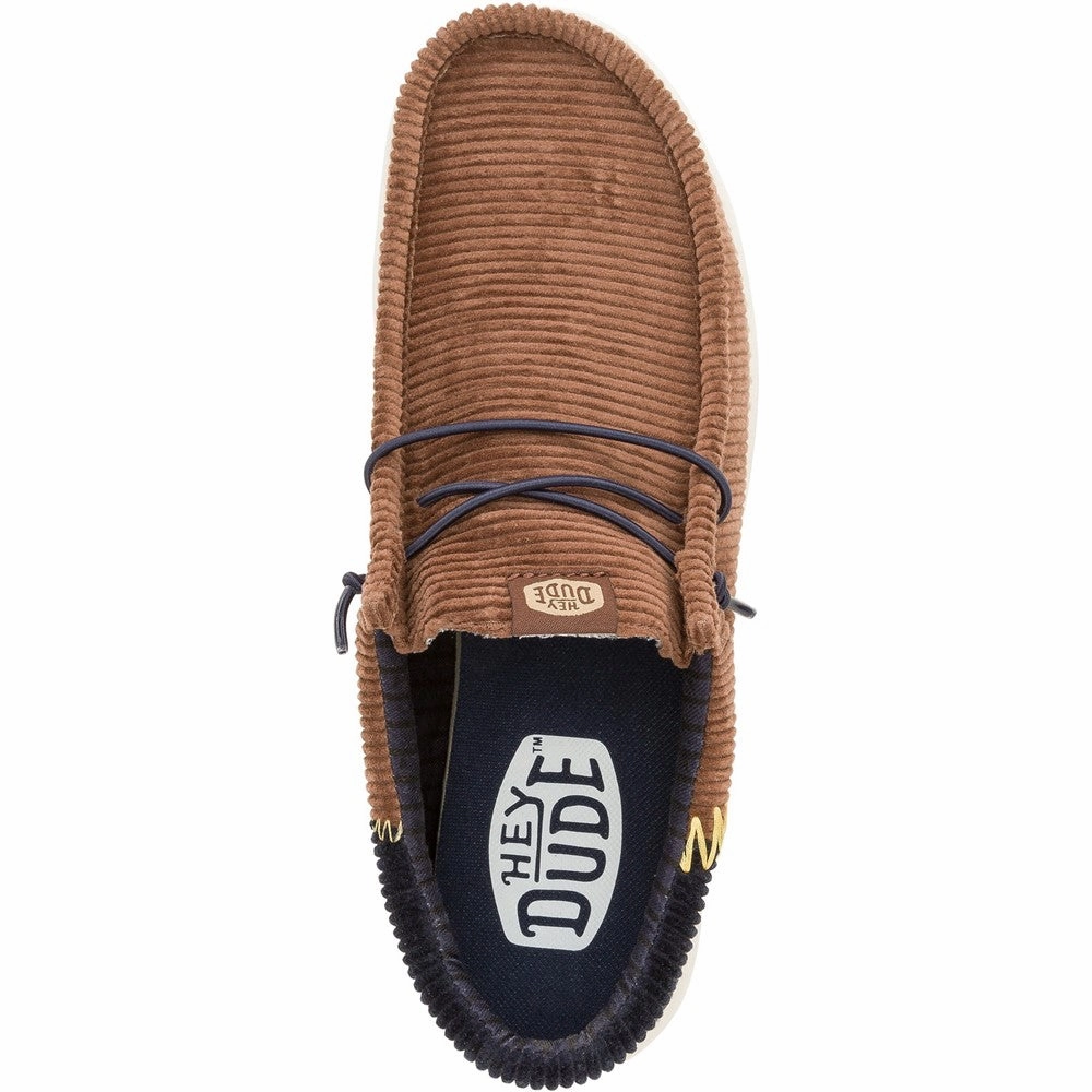 HEYDUDE Wally Funk Corduroy Shoes Men's Sports Casual Shoes