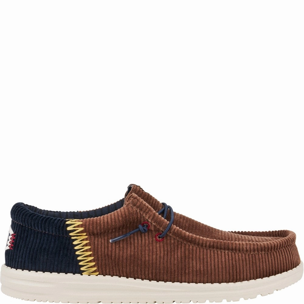 HEYDUDE Wally Funk Corduroy Shoes Men's Sports Casual Shoes