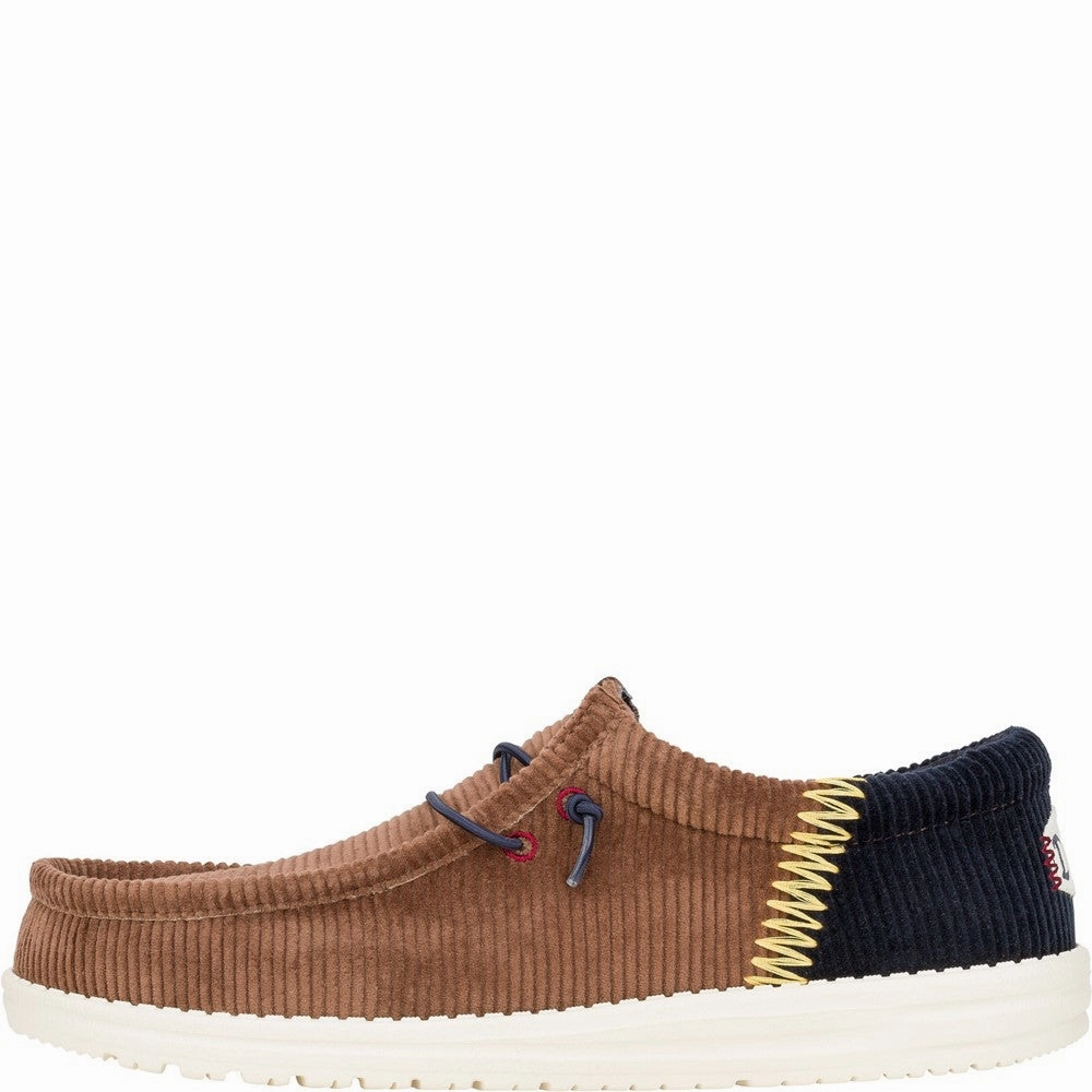 HEYDUDE Wally Funk Corduroy Shoes Men's Sports Casual Shoes