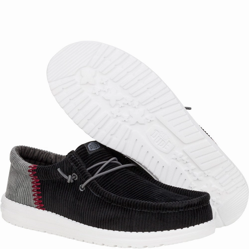 HEYDUDE Wally Funk Corduroy Shoes Men's Sports Casual Shoes