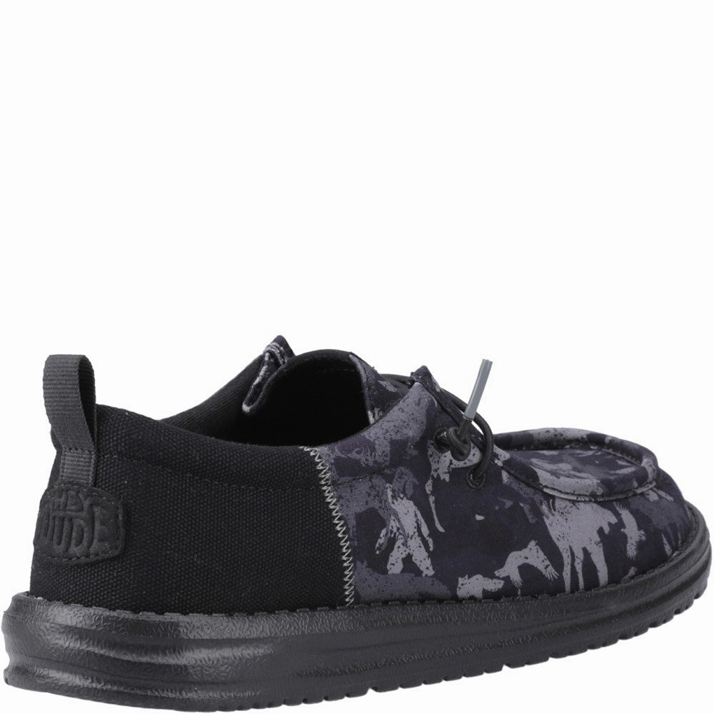 HEYDUDE Wally Funk Hunt Camo Shoes Men's Sports Casual Shoes