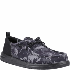 HEYDUDE Wally Funk Hunt Camo Shoes Basketball Shoes, Running Shoes