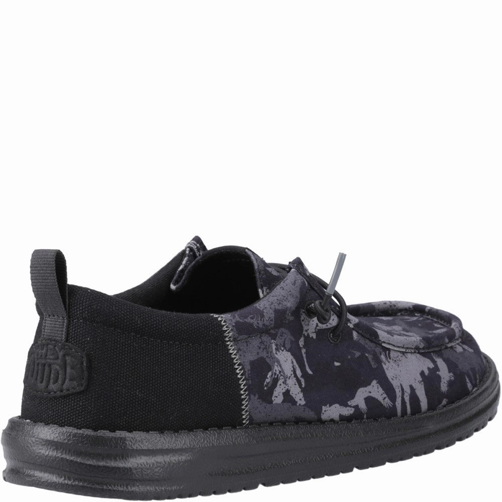 HEYDUDE Wally Funk Hunt Camo Shoes Men's Sports Casual Shoes