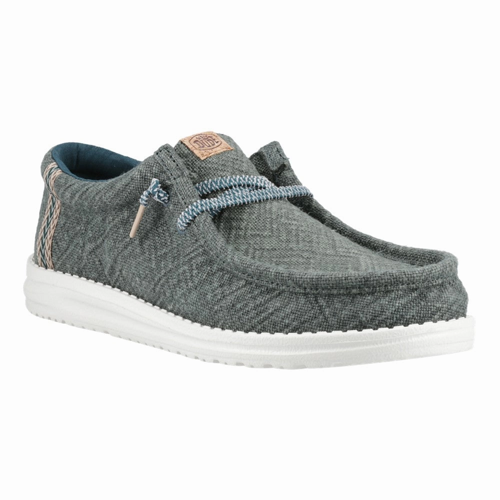 HEYDUDE Wally Jute Shoes Men's Sports Casual Shoes