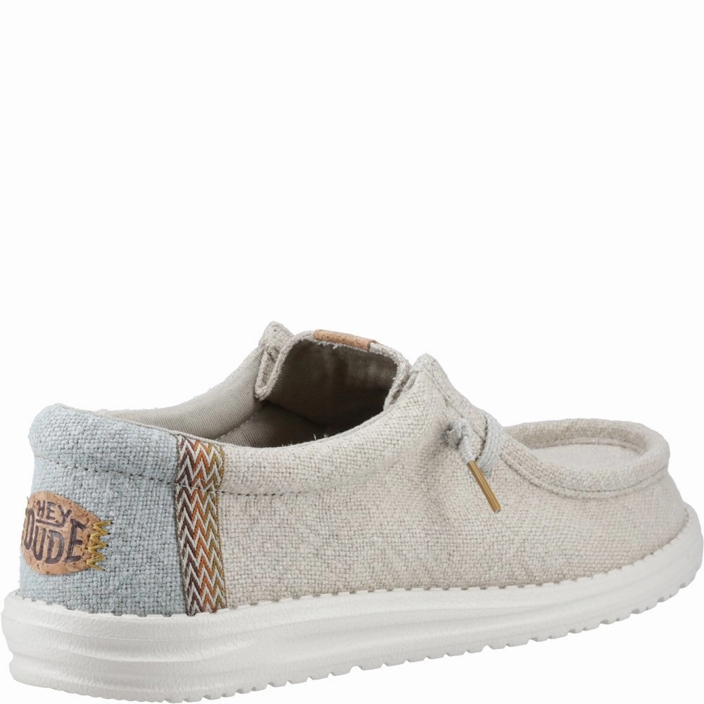 HEYDUDE Wally Jute Shoes Men's Sports Casual Shoes