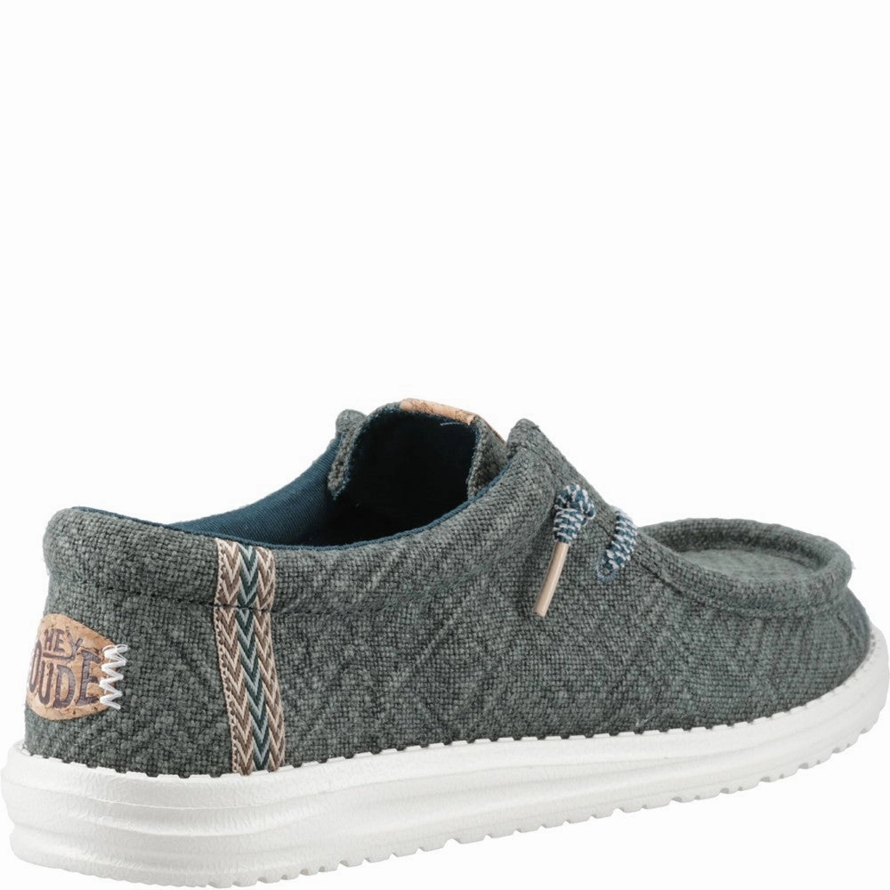HEYDUDE Wally Jute Shoes Men's Sports Casual Shoes