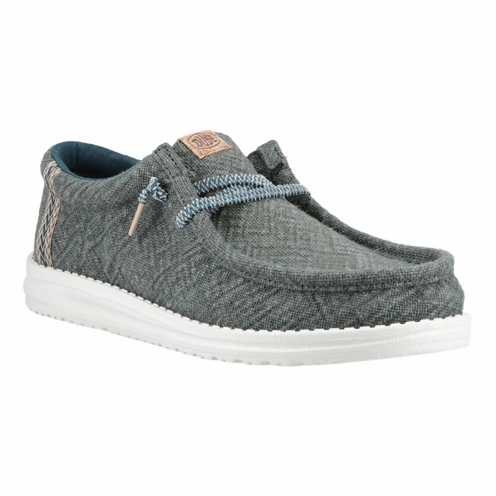 HEYDUDE Wally Jute Shoes Men's Sports Casual Shoes