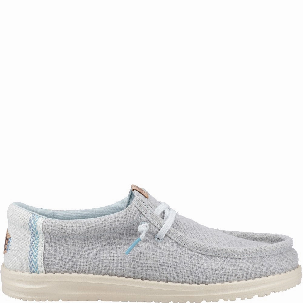 HEYDUDE Wally Jute Shoes Men's Sports Casual Shoes