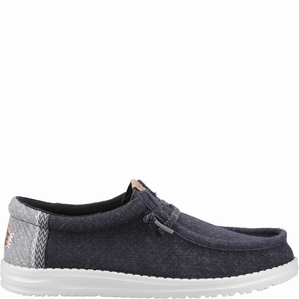 HEYDUDE Wally Jute Shoes Men's Sports Casual Shoes