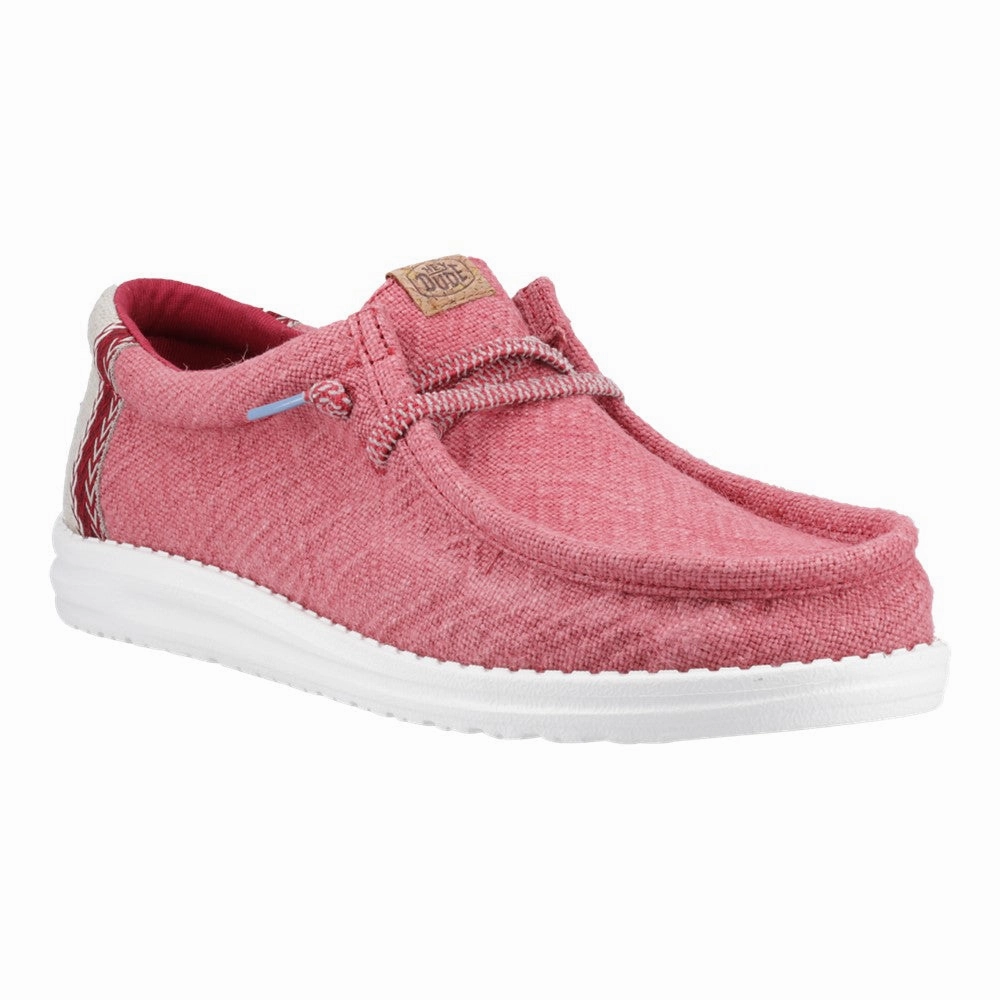 HEYDUDE Wally Jute Shoes Men's Sports Casual Shoes