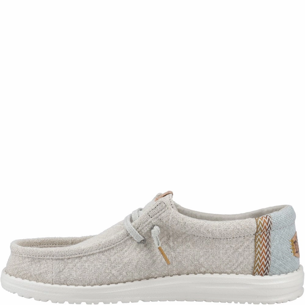 HEYDUDE Wally Jute Shoes Men's Sports Casual Shoes
