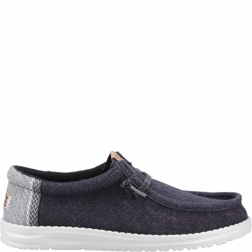 HEYDUDE Wally Jute Shoes Men's Sports Casual Shoes