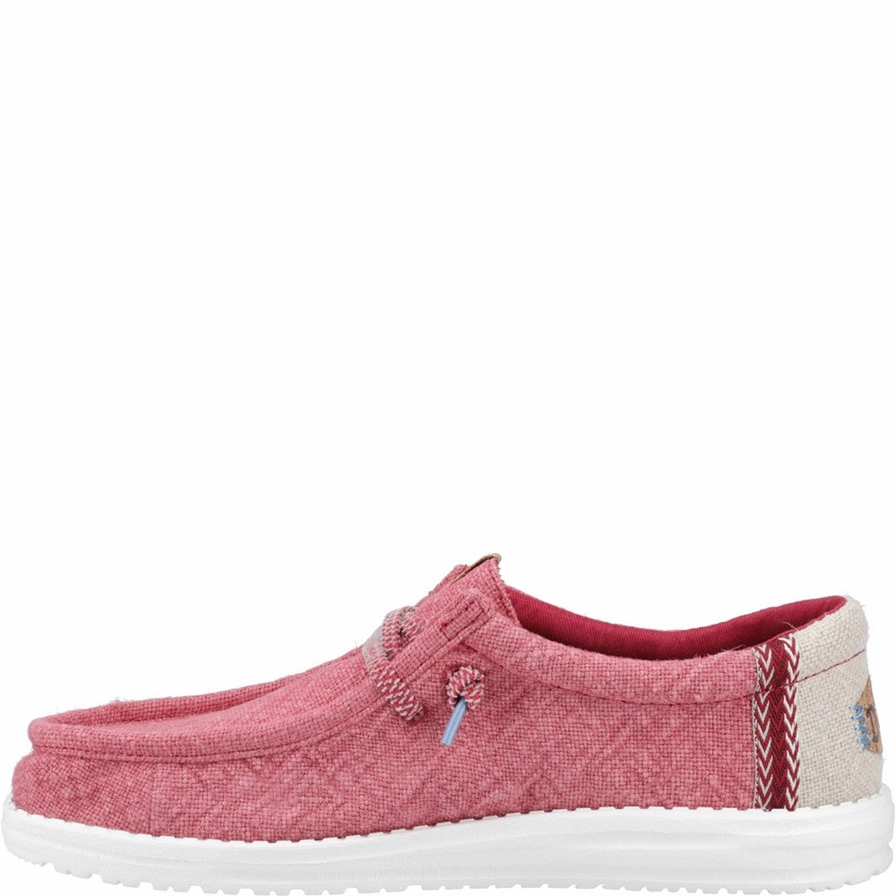 HEYDUDE Wally Jute Shoes Men's Sports Casual Shoes