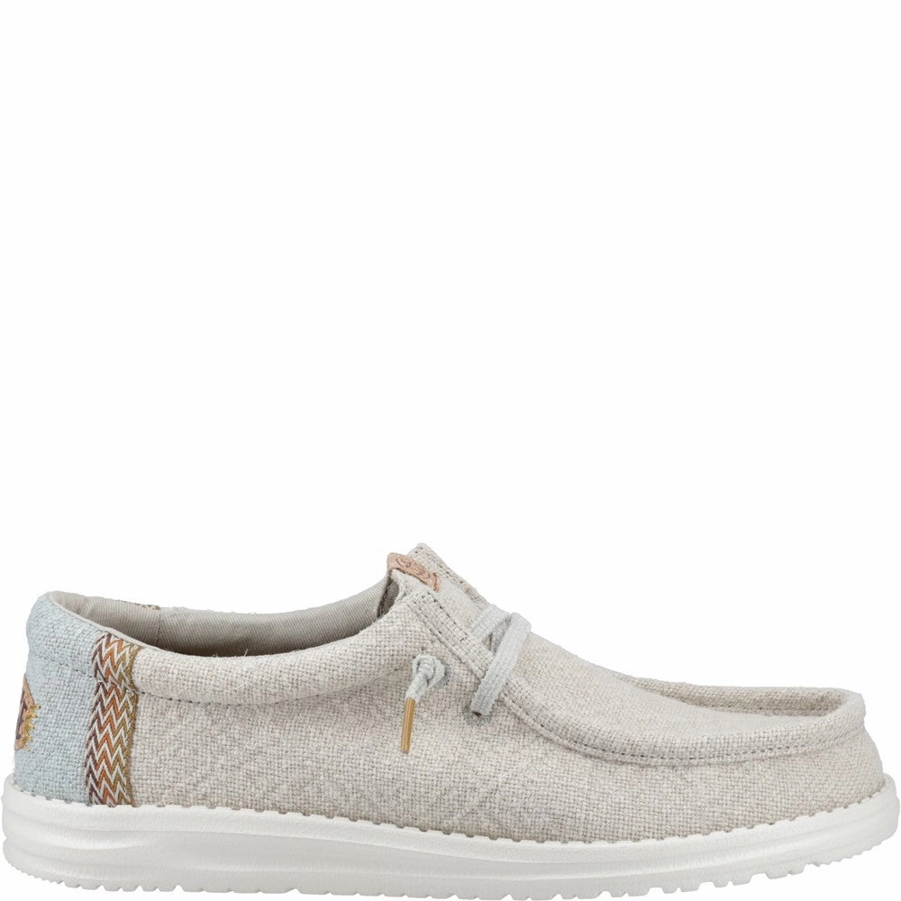 HEYDUDE Wally Jute Shoes Men's Sports Casual Shoes