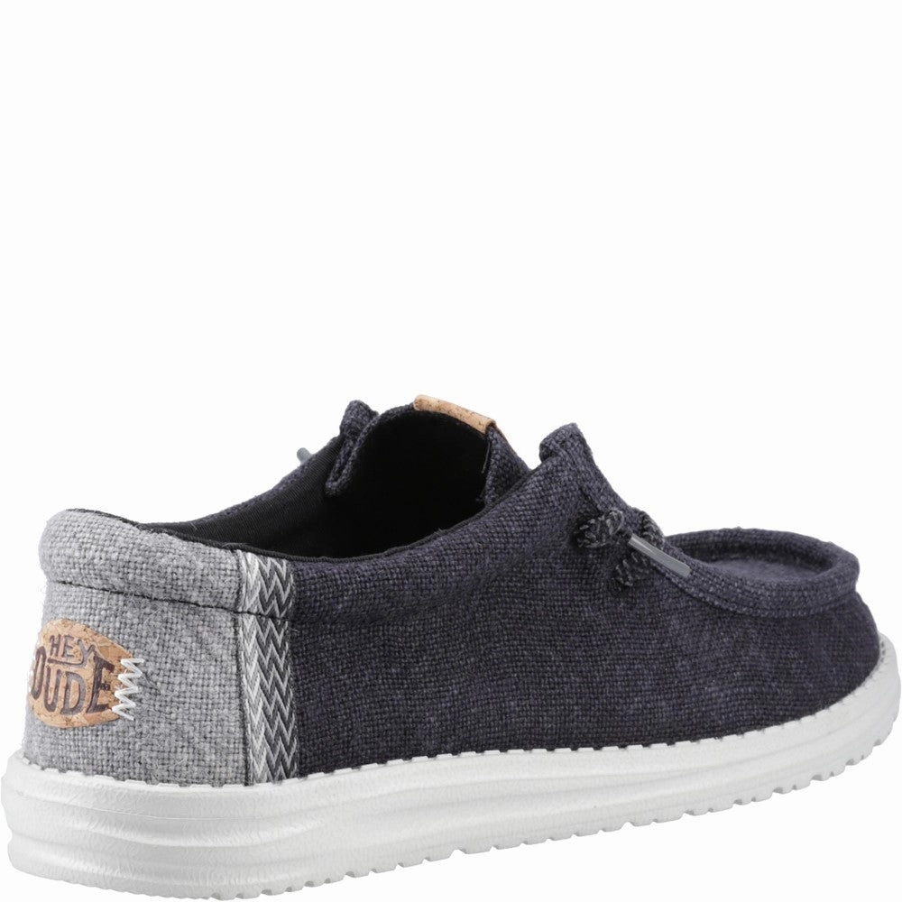 HEYDUDE Wally Jute Shoes Men's Sports Casual Shoes