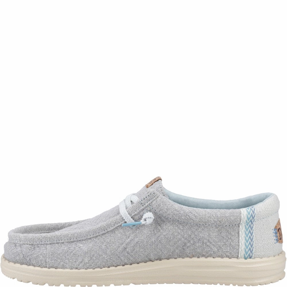 HEYDUDE Wally Jute Shoes Men's Sports Casual Shoes