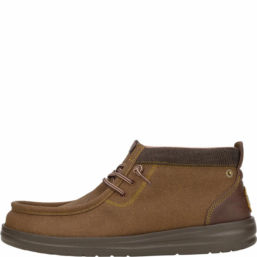 HEYDUDE Wally Mid GripR Boots Men's Sports Casual Shoes