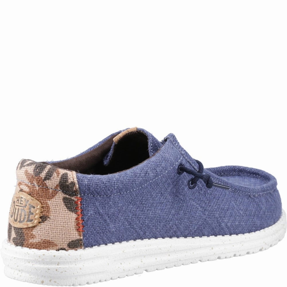 HEYDUDE Wally Palm Jute Shoes Men's Sports Casual Shoes