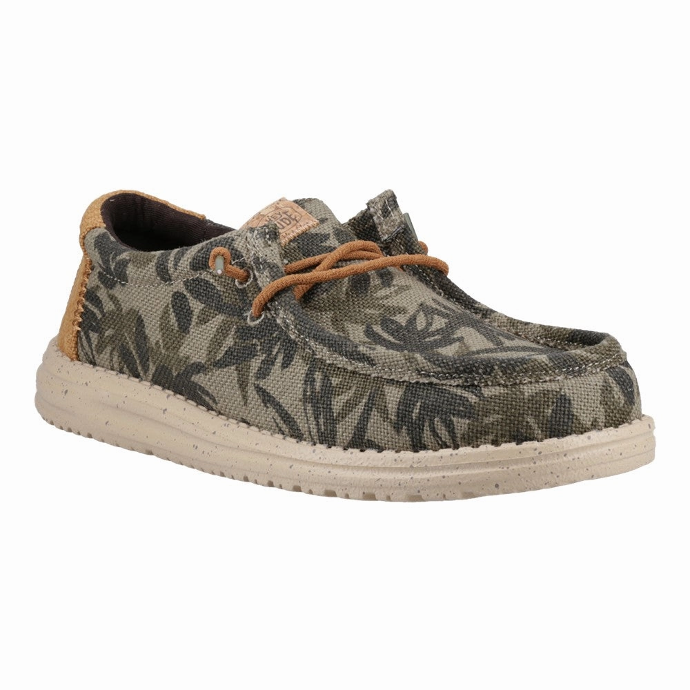 HEYDUDE Wally Palm Jute Shoes Men's Sports Casual Shoes