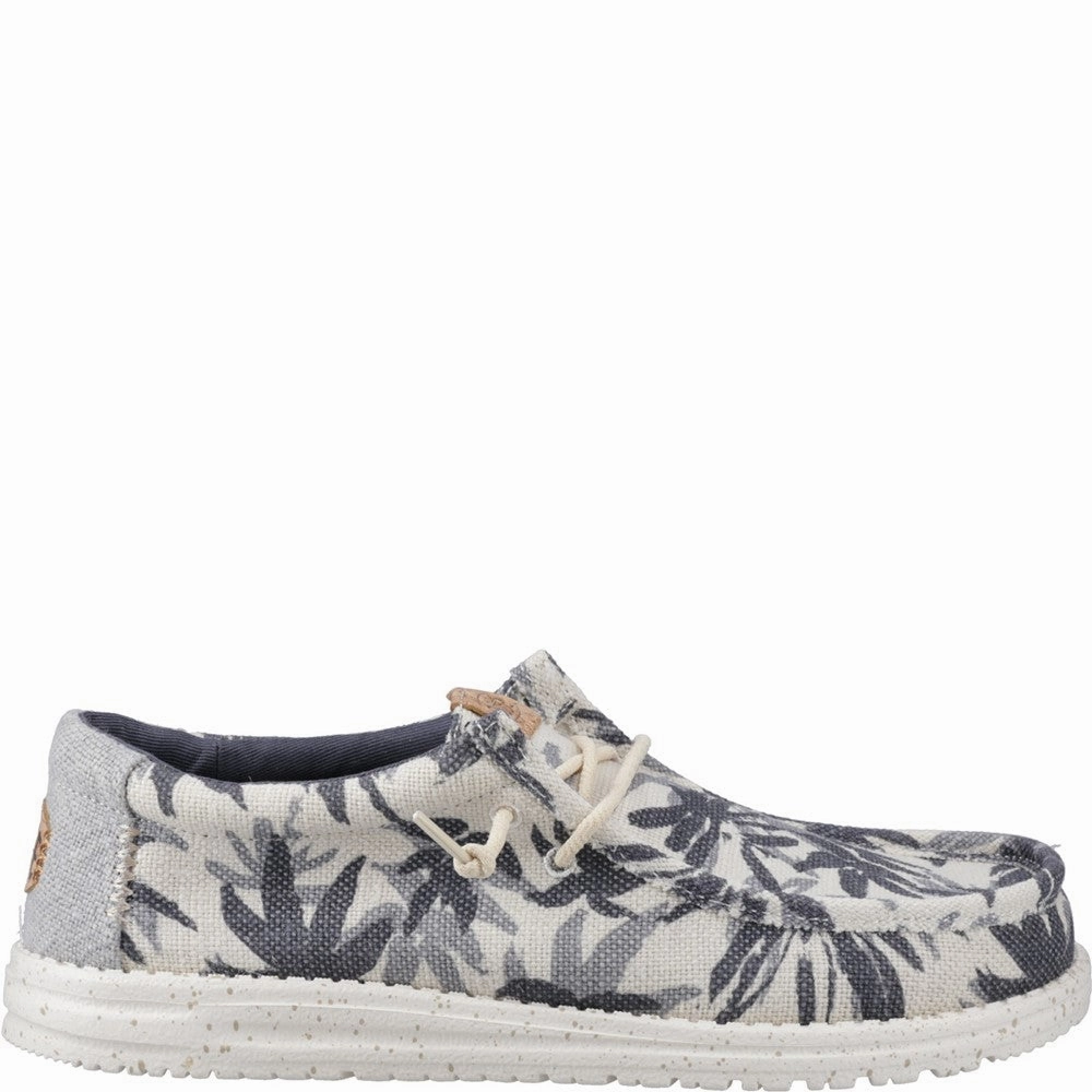 HEYDUDE Wally Palm Jute Shoes Men's Sports Casual Shoes