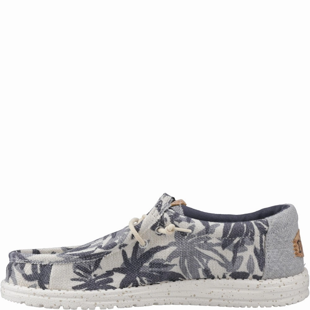 HEYDUDE Wally Palm Jute Shoes Men's Sports Casual Shoes