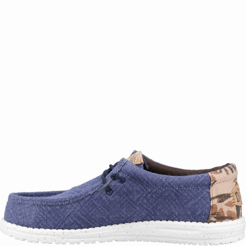 HEYDUDE Wally Palm Jute Shoes Men's Sports Casual Shoes
