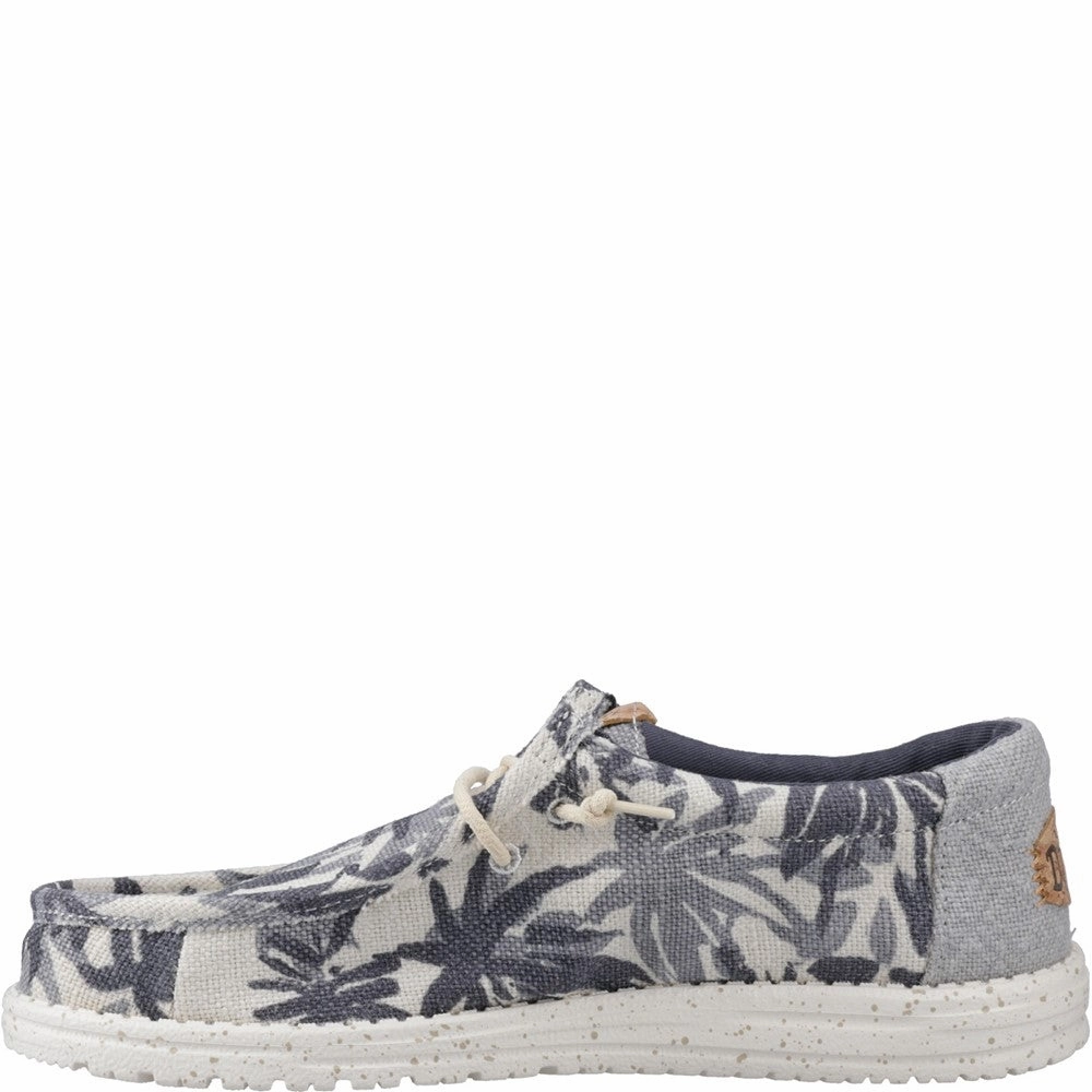 HEYDUDE Wally Palm Jute Shoes Men's Sports Casual Shoes