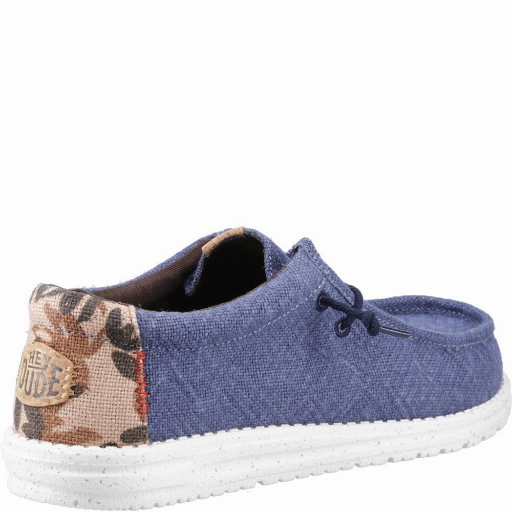 HEYDUDE Wally Palm Jute Shoes Men's Sports Casual Shoes