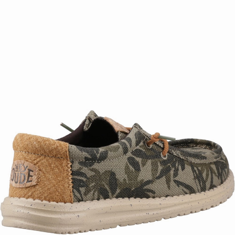 HEYDUDE Wally Palm Jute Shoes Men's Sports Casual Shoes