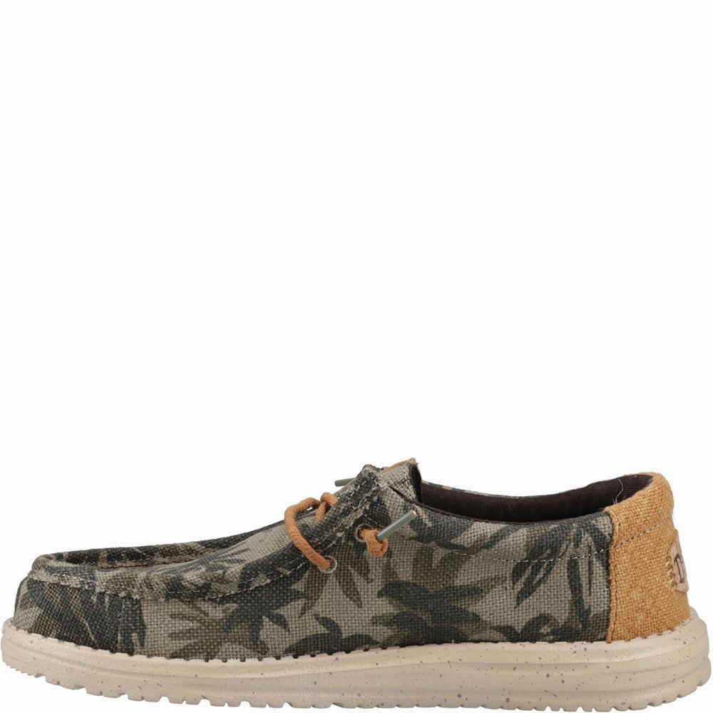 HEYDUDE Wally Palm Jute Shoes Men's Sports Casual Shoes