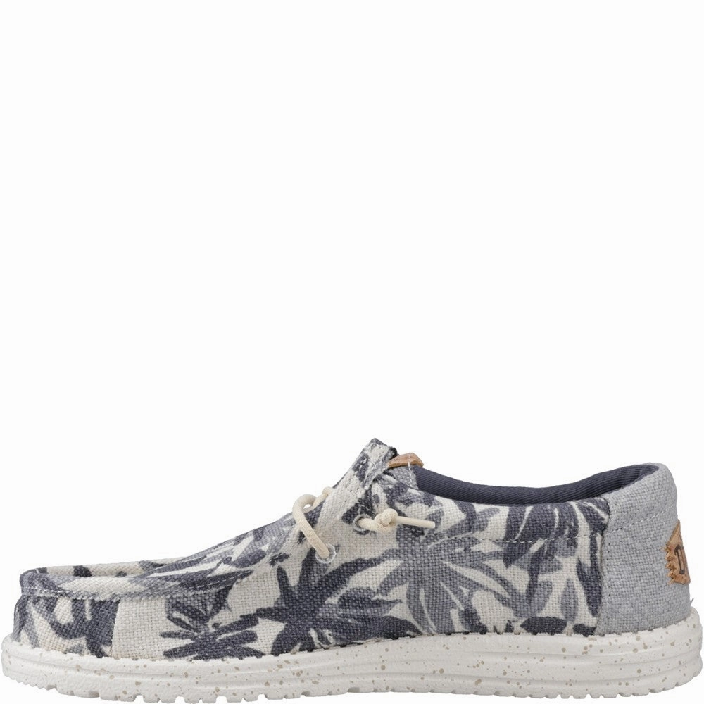HEYDUDE Wally Palm Jute Shoes Men's Sports Casual Shoes