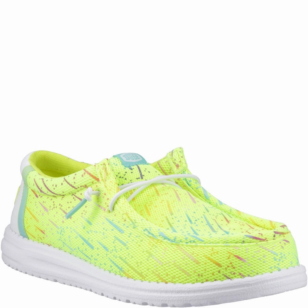 HEYDUDE Wally Party Mesh Shoes Basketball Shoes, Running Shoes