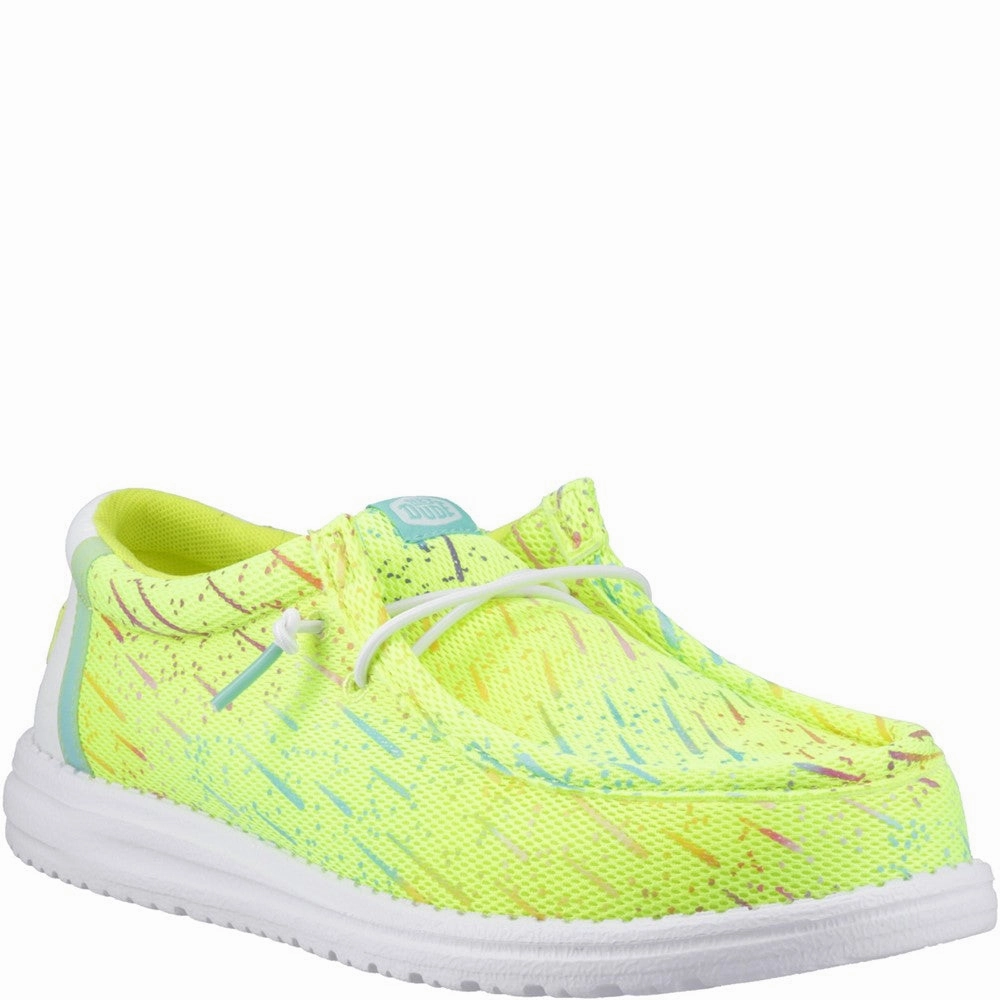 HEYDUDE Wally Party Mesh Shoes Basketball Shoes, Running Shoes