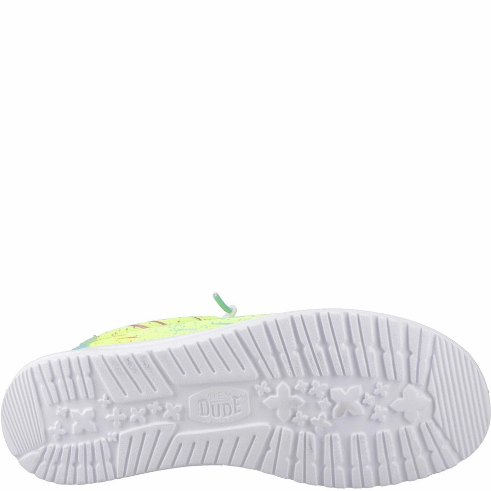 HEYDUDE Wally Party Mesh Shoes Men's Sports Casual Shoes