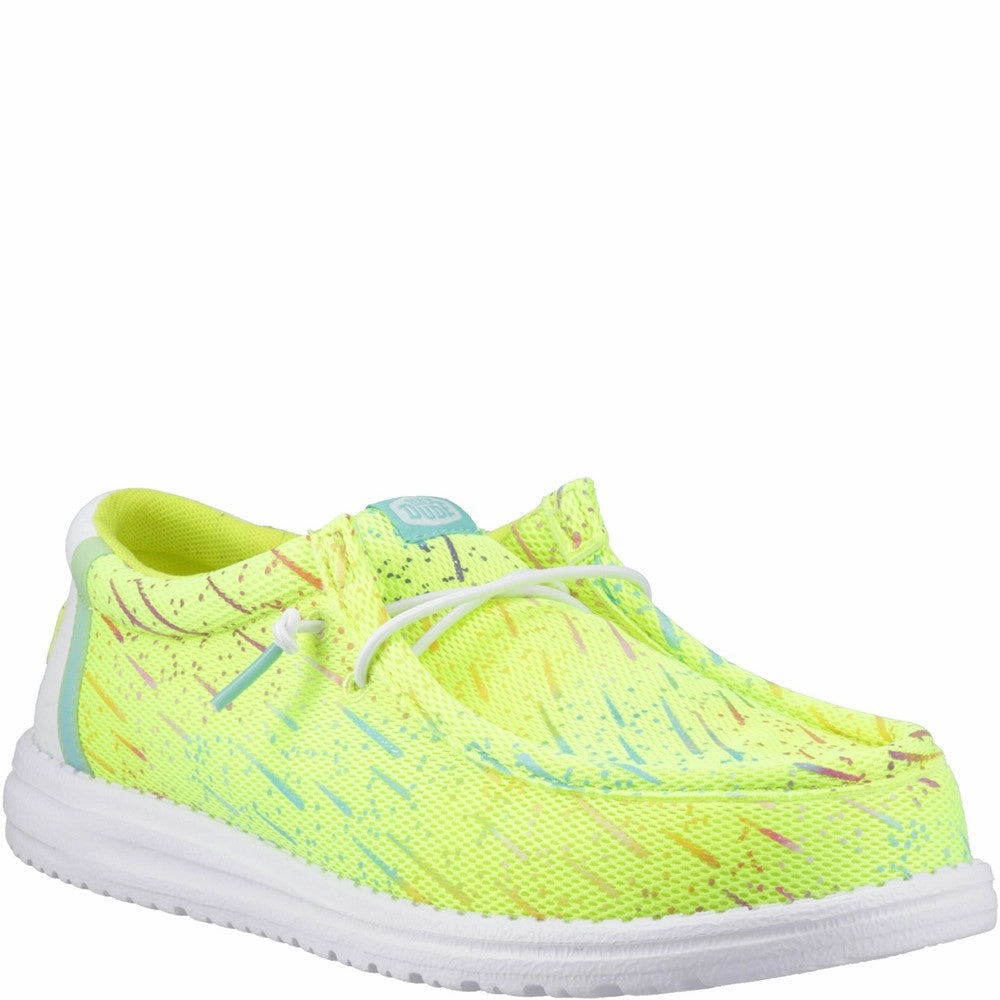 HEYDUDE Wally Party Mesh Shoes Basketball Shoes, Running Shoes