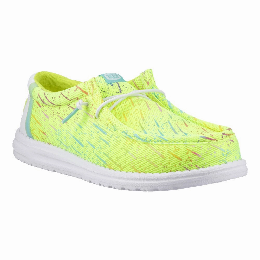 HEYDUDE Wally Party Mesh Shoes Men's Sports Casual Shoes