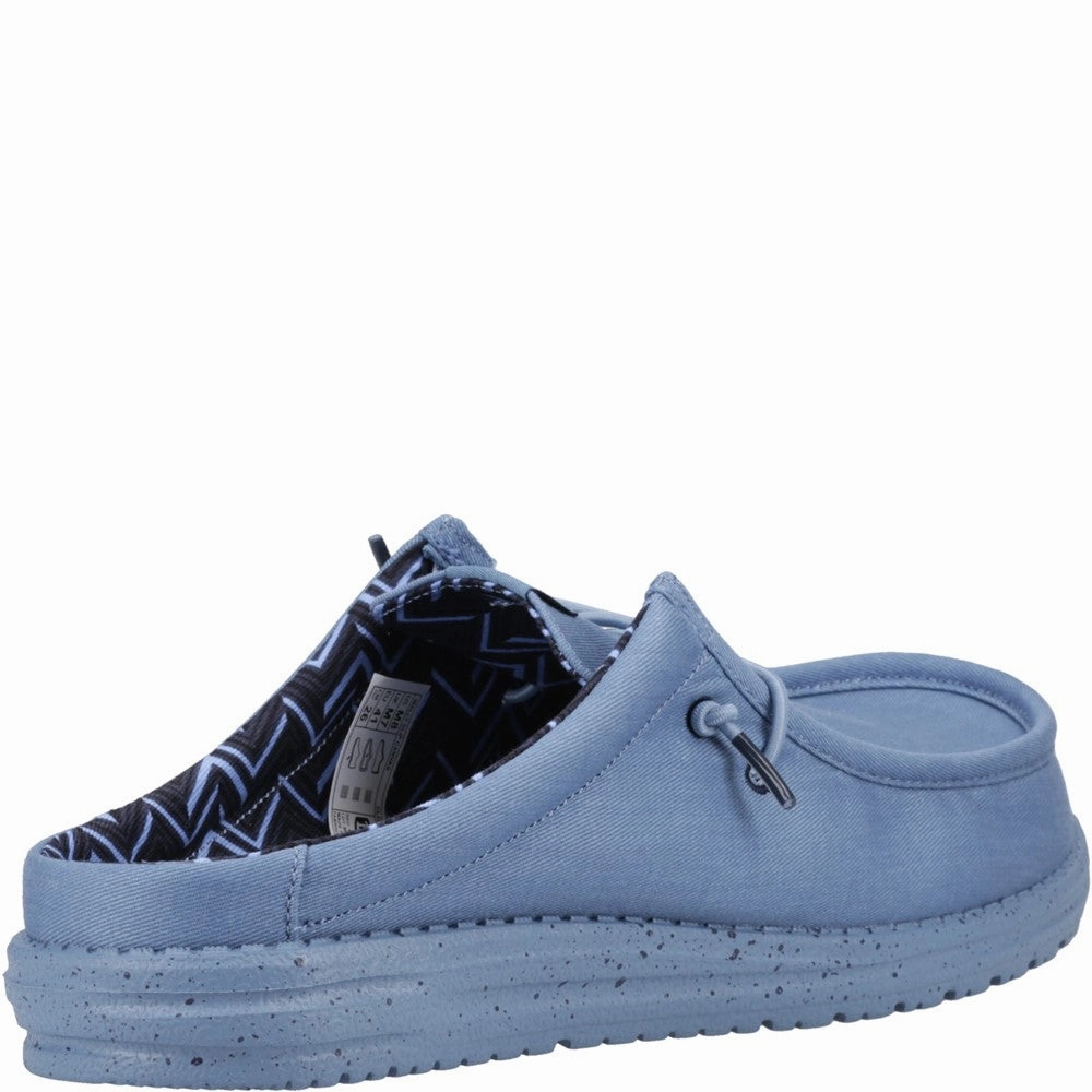 HEYDUDE Wally Slip Canvas Mule Men's Sports Casual Shoes
