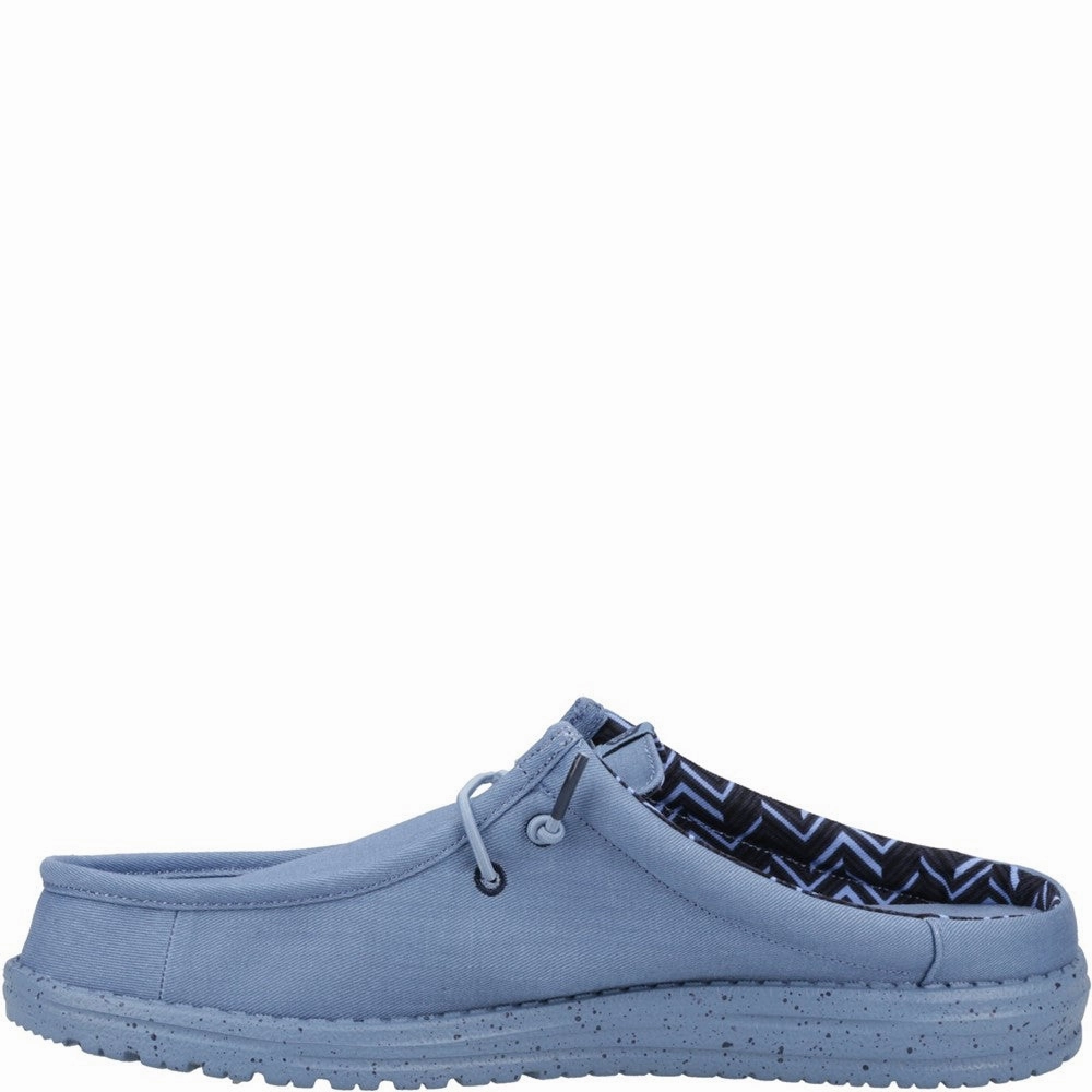 HEYDUDE Wally Slip Canvas Mule Men's Sports Casual Shoes