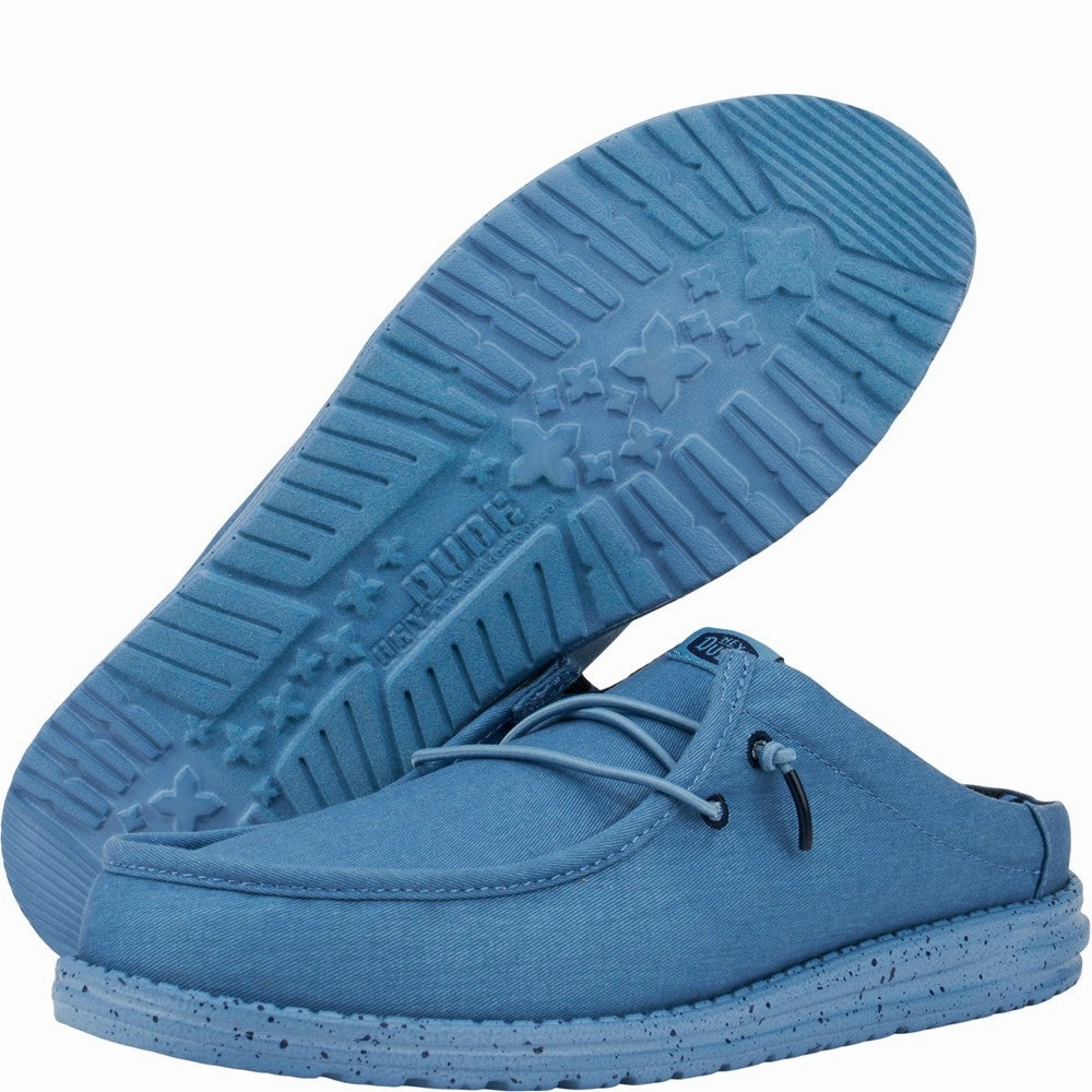 HEYDUDE Wally Slip Canvas Mule Men's Sports Casual Shoes