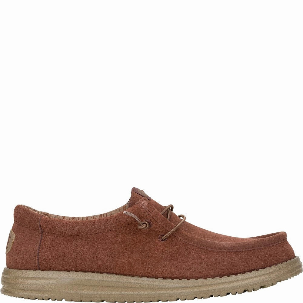 HEYDUDE Wally Suede Shoes Men's Sports Casual Shoes