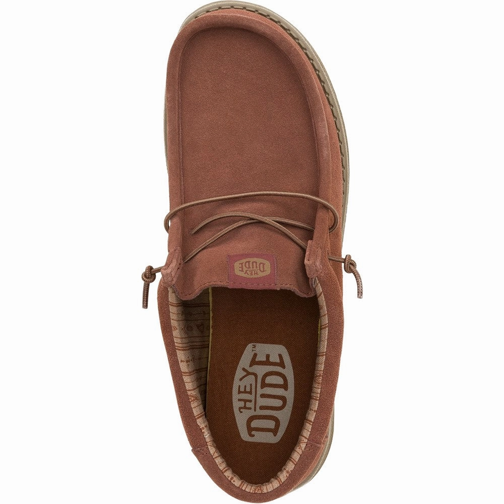 HEYDUDE Wally Suede Shoes Men's Sports Casual Shoes