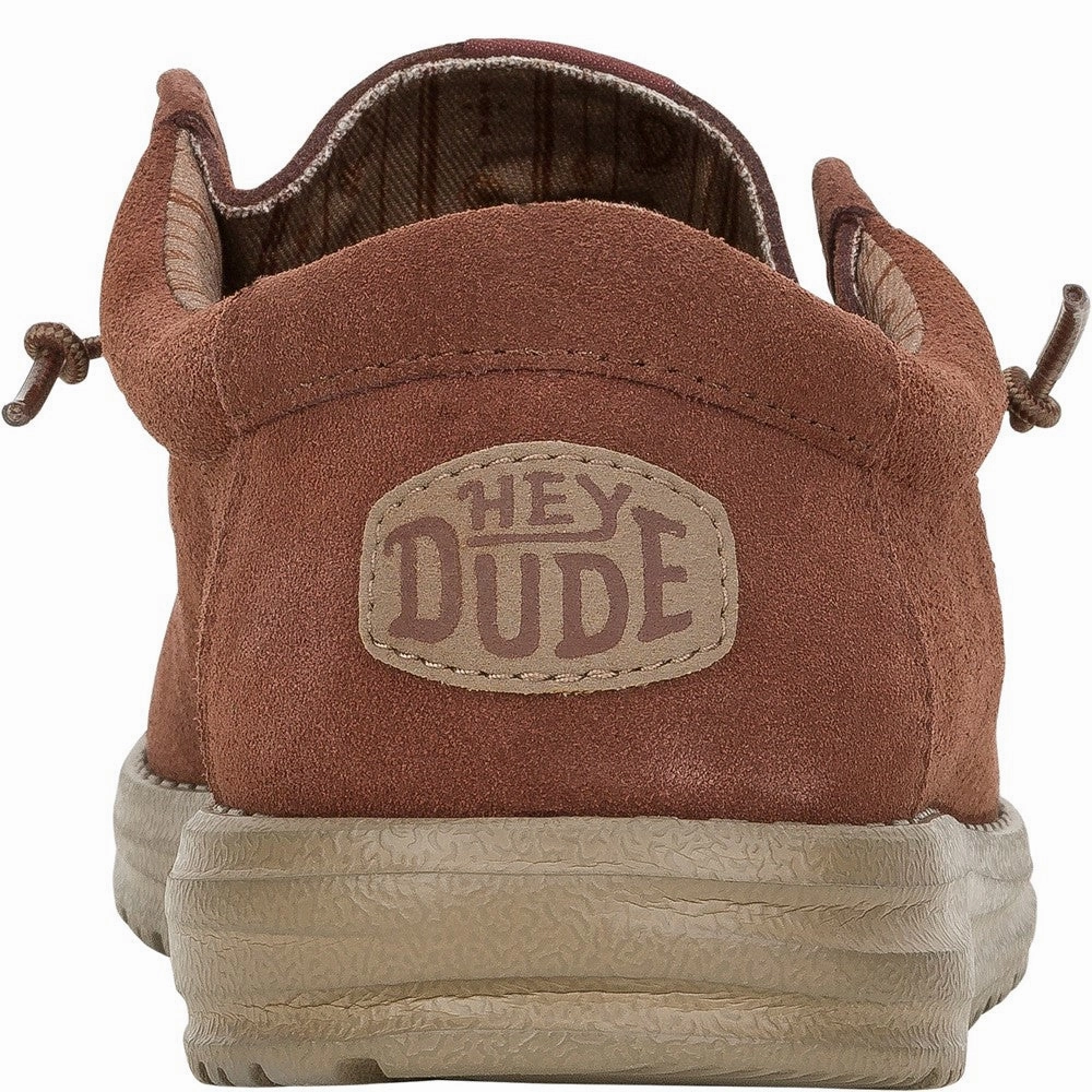 HEYDUDE Wally Suede Shoes Men's Sports Casual Shoes