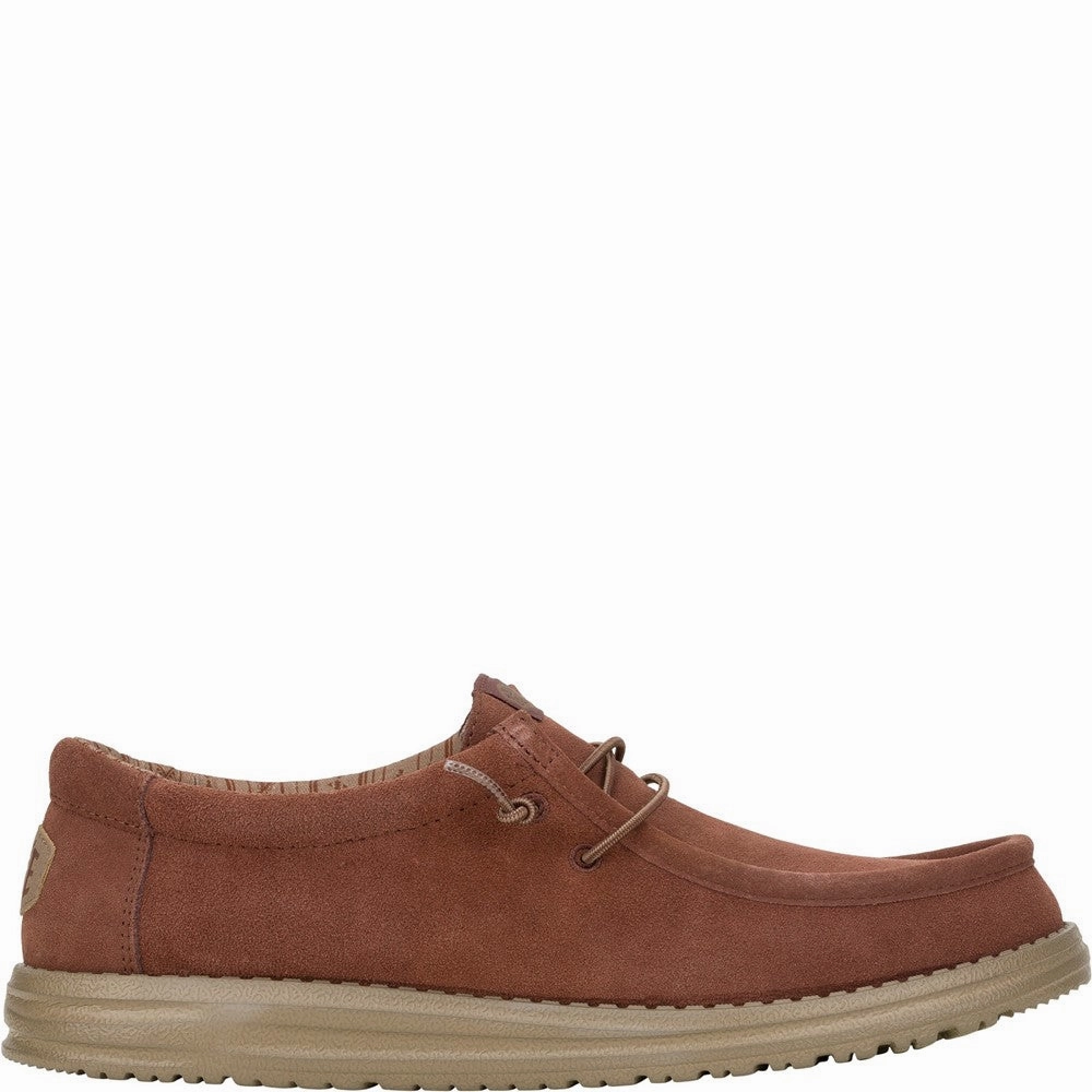 HEYDUDE Wally Suede Shoes Men's Sports Casual Shoes