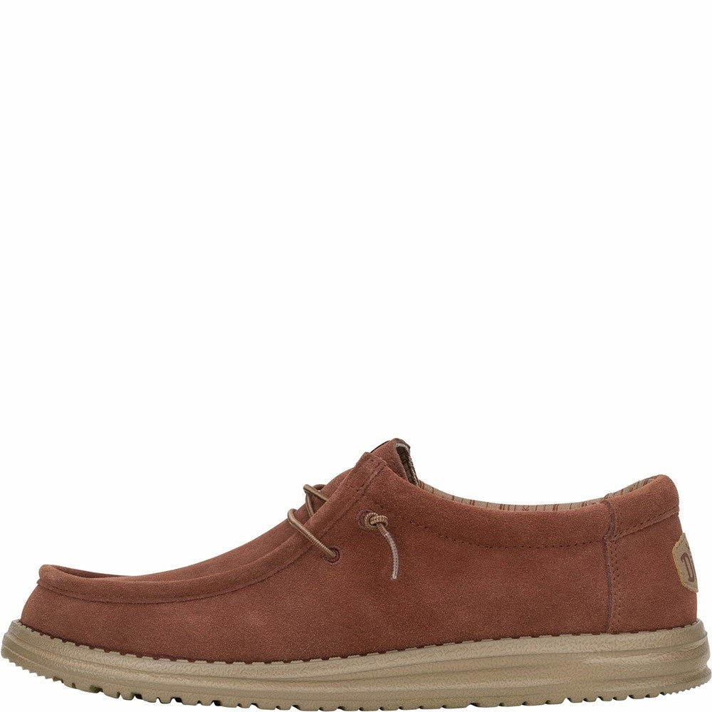 HEYDUDE Wally Suede Shoes Men's Sports Casual Shoes