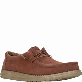 HEYDUDE Wally Suede Shoes Basketball Shoes, Running Shoes