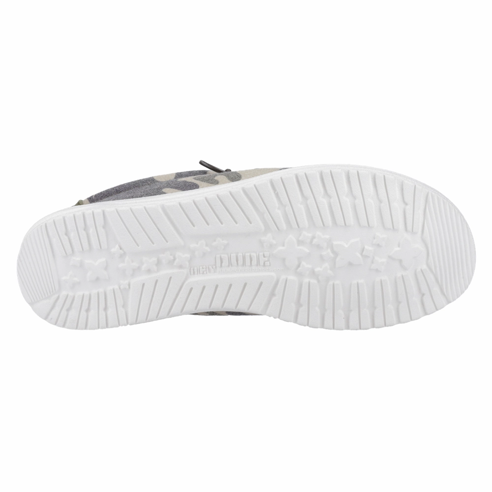 HEYDUDE Wally Washed Camo Shoe Men's Sports Casual Shoes
