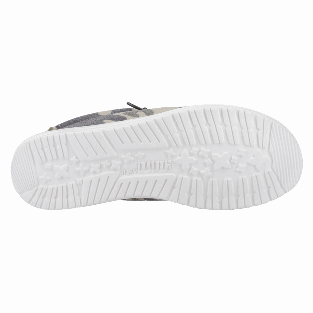 HEYDUDE Wally Washed Camo Shoe Men's Sports Casual Shoes