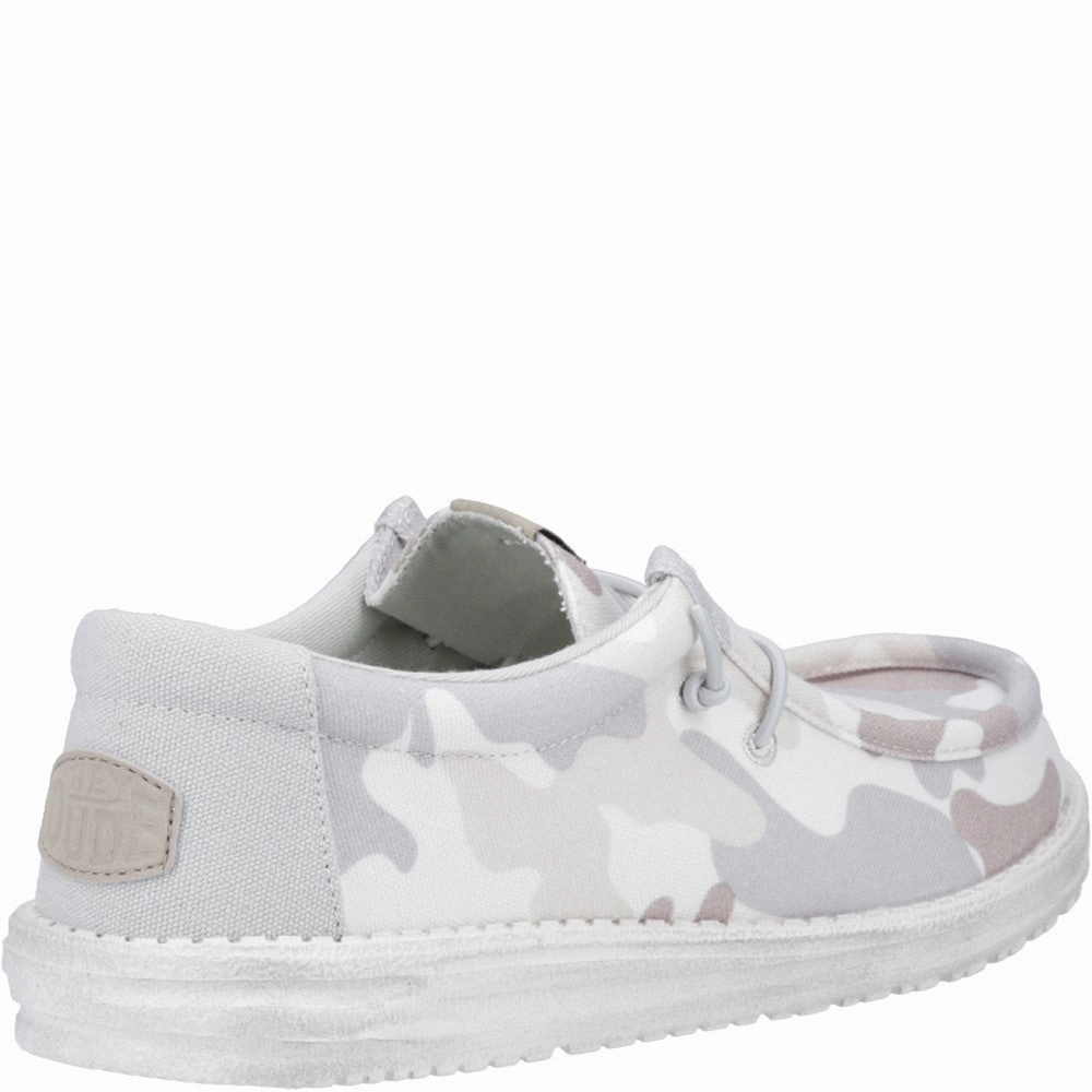 HEYDUDE Wally Washed Camo Shoe Men's Sports Casual Shoes