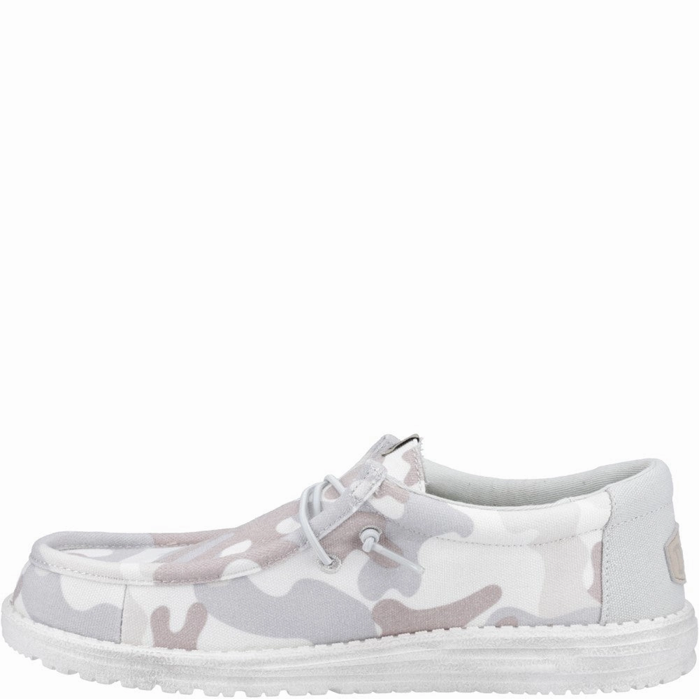 HEYDUDE Wally Washed Camo Shoe Men's Sports Casual Shoes